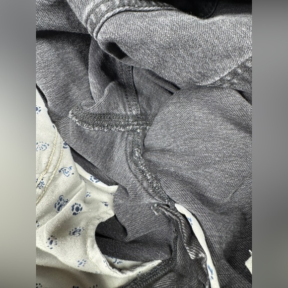 Anthropologie Pilcro The Vintage Straight Black Distressed Raw Hem Jeans Size 31 - Picture 13 of 16